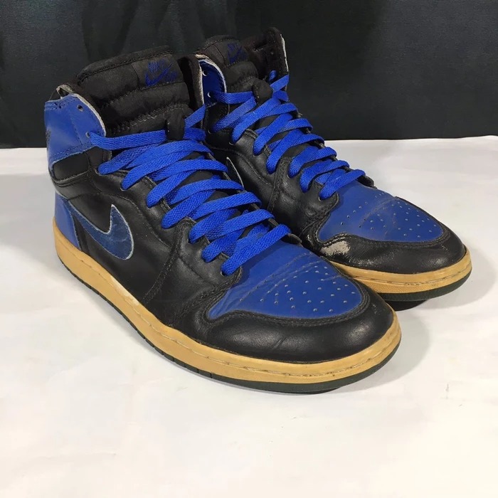 Nike Air Jordan 1 Retro Black Royal Blue 2001, Men's Fashion