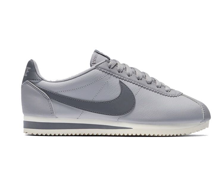 mens nike cortez grey