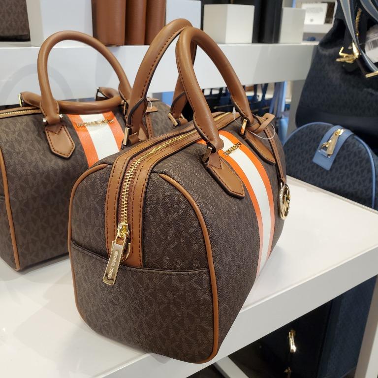 Michael michael kors bedford travel leather duffle satchel sale