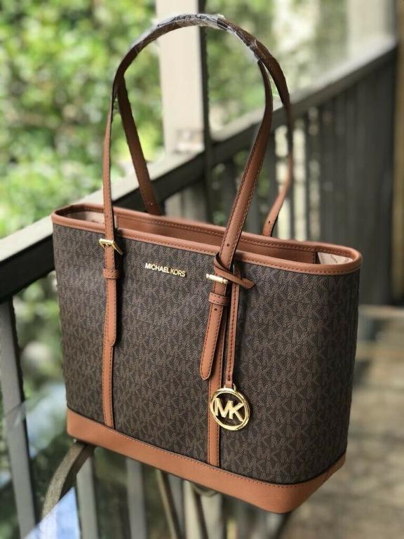 Michael Kors Jet Set Travel Extra Small Logo Top Zip Tote Bag, Luxury, Bags  & Wallets on Carousell