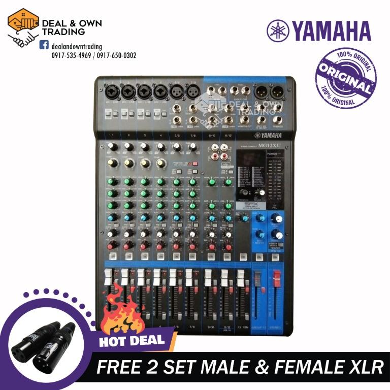 Original Yamaha Mg12xu 12 Input Mixer With Usb And Effects Audio Other Audio Equipment On Carousell