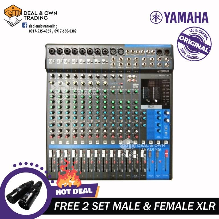 Original Yamaha Mg16xu 16 Channel Mixer With Usb And Effects Audio Other Audio Equipment On Carousell