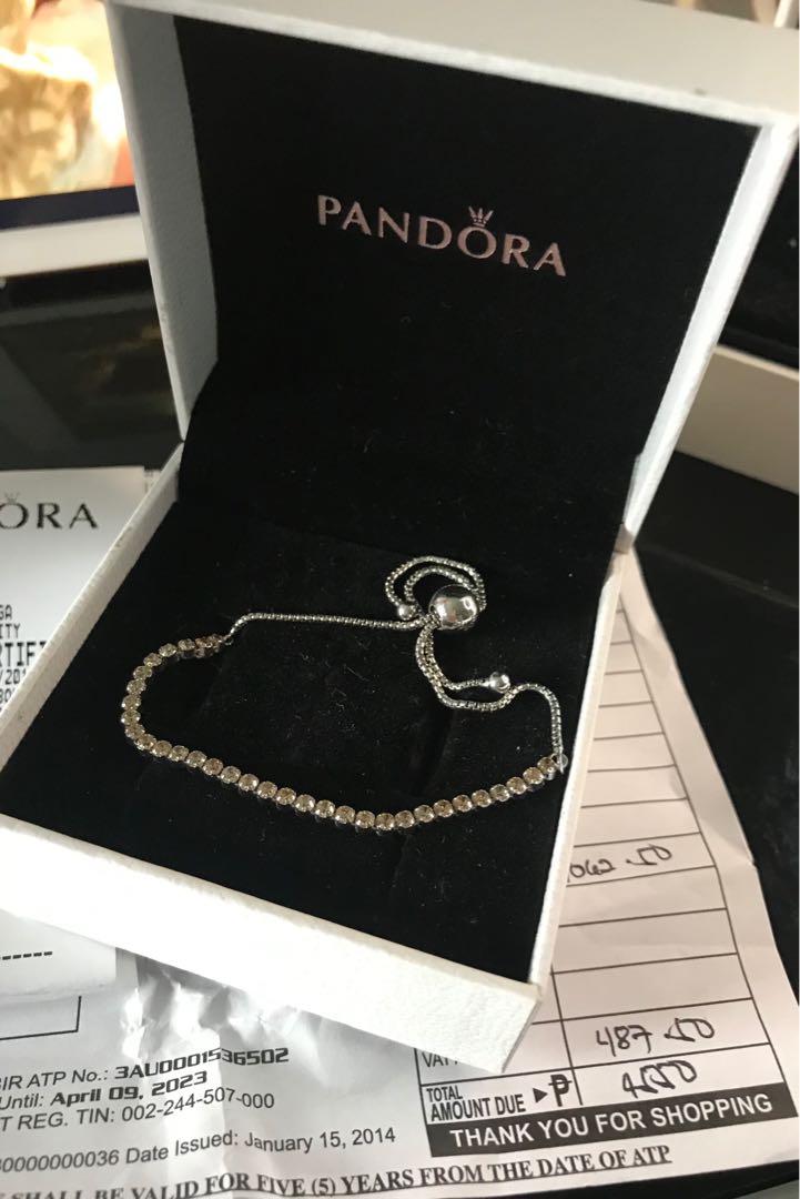 Pandora Golden Sparkling Strand Bracelet Women s Fashion Jewelry Organizers Bracelets on Carousell