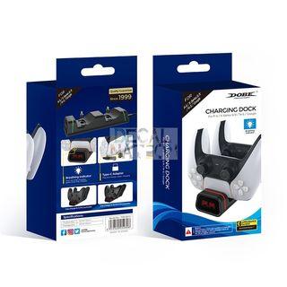 [In Stock] DOBE PS5 DualSense Controller Multi-use Charging Dock
