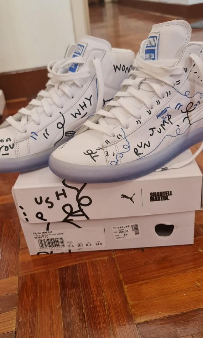 Puma x shantell martin clyde mid sneakers deals