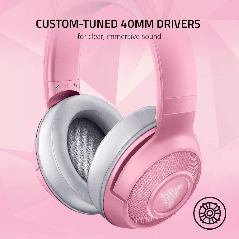 Razer headset hotsell pink wireless