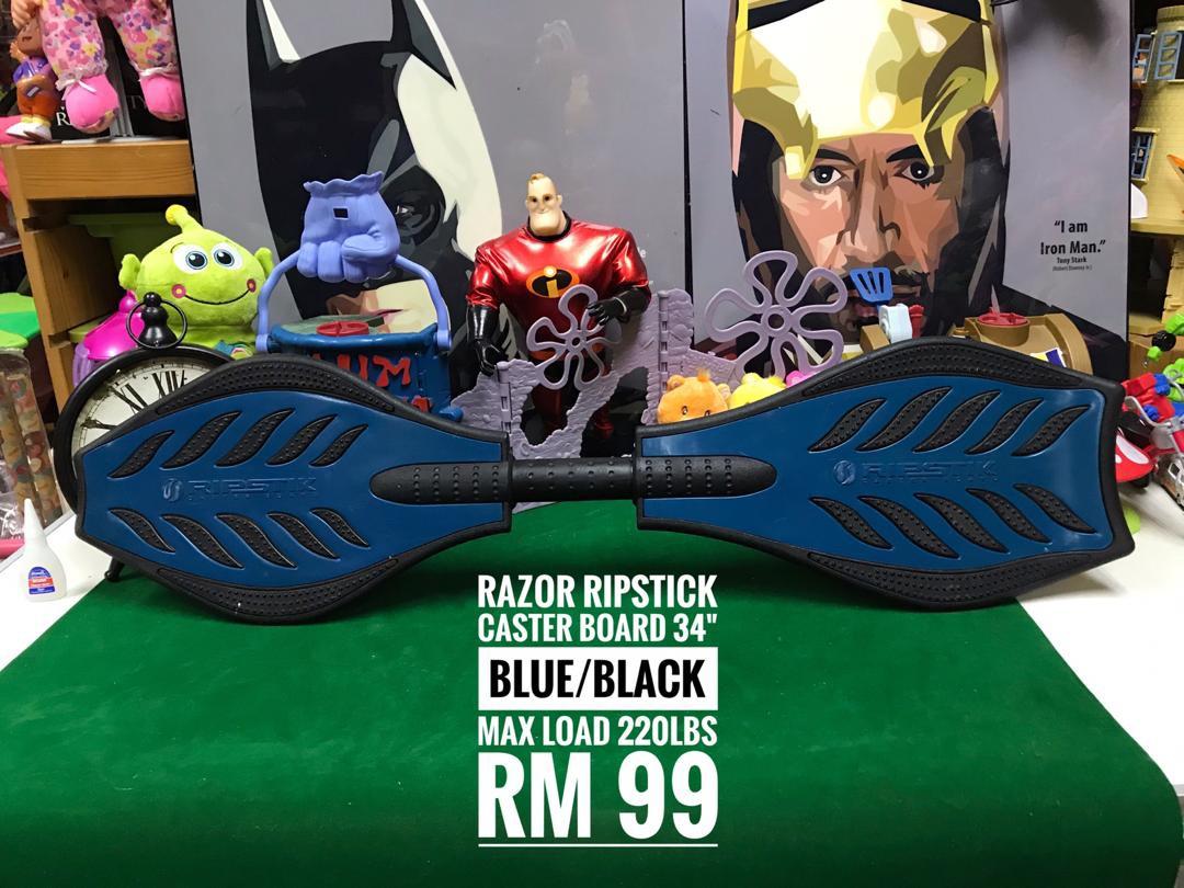 Razor Ripstick Caster Board 34" Blue/Black, Sports Equipment, Exercise