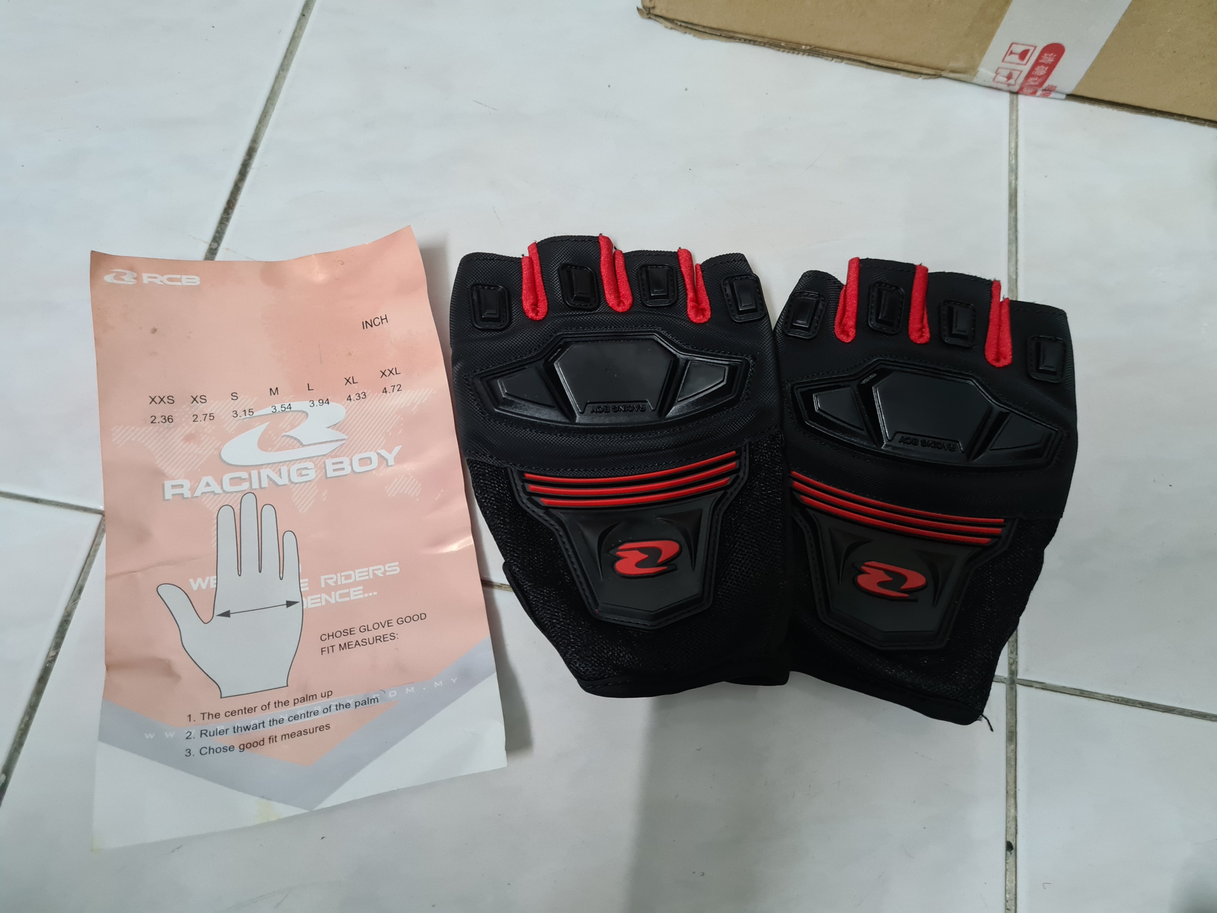Racing boy glove online