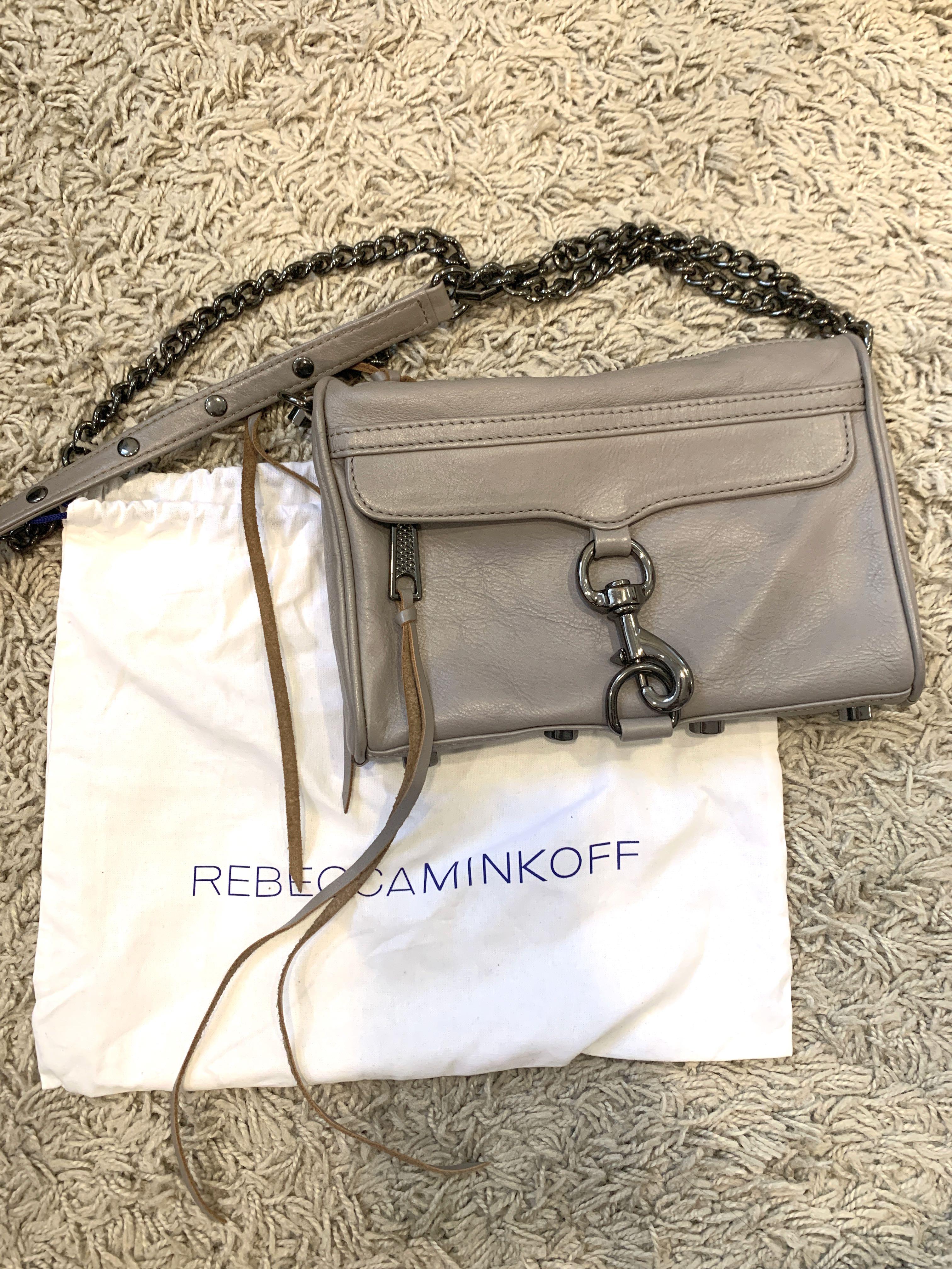Rebecca minkoff top mini mac grey