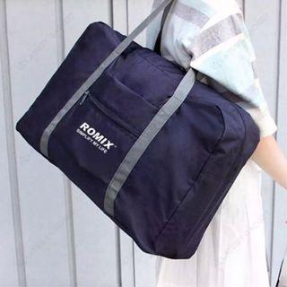 Romix Foldable Travel Duffle Bag (Deep Blue)