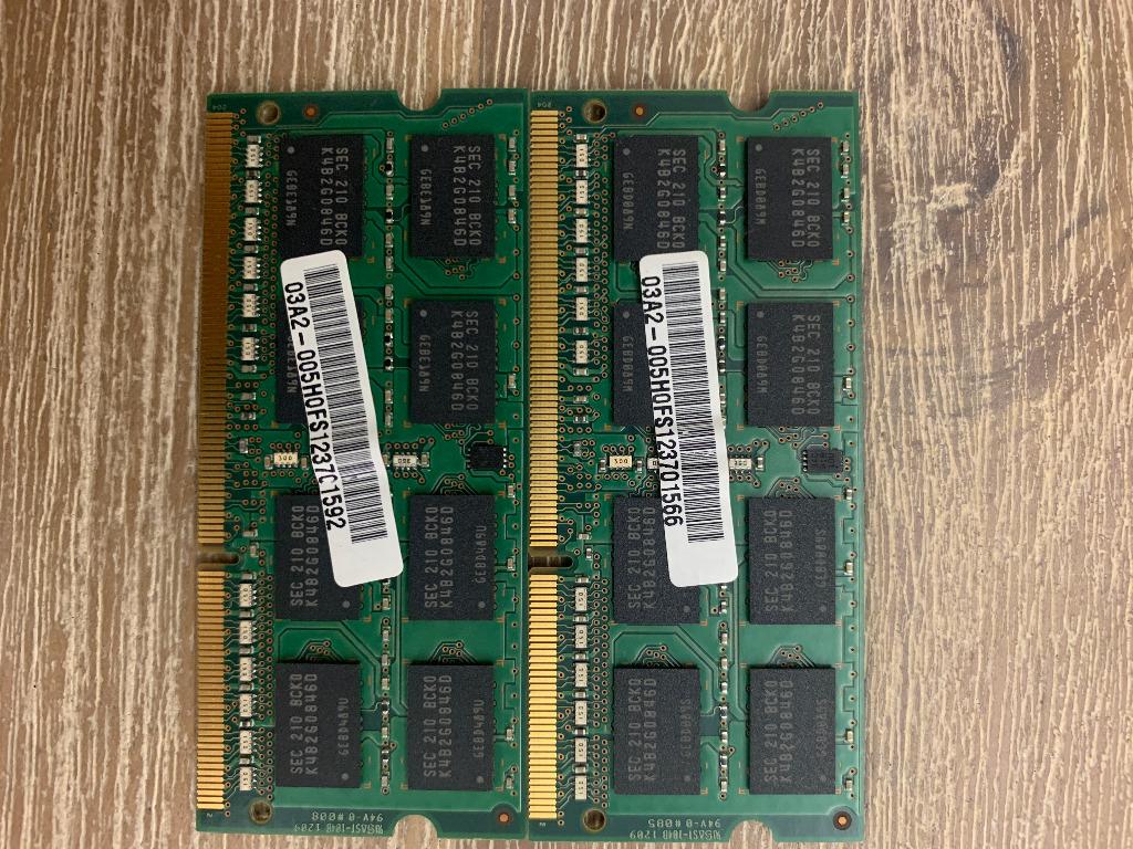 Samsung DDR3 4GB 2Rx8 PC3-12800S-11-11-F3 Ram for Notebook, 電腦＆科技, 手提電腦-  Carousell