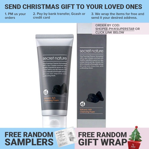 secret nature volcanic ash cleansing foam