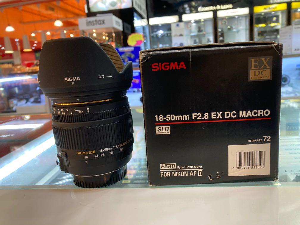 Sigma 18-50mm F2.8 EX DC MACRO LENS (Nikon), Photography, Lens 正規流通品 SIGMA DC 18-50mm F2.8 EX MACRO その他