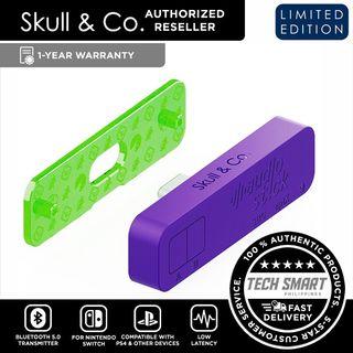 Skull & Co. AudioStick EVA LIMITED EDITION Bluetooth 5.0 Transmitter for Nintendo SWITCH, PS4 and Other Devices (Compatible with GripCase)