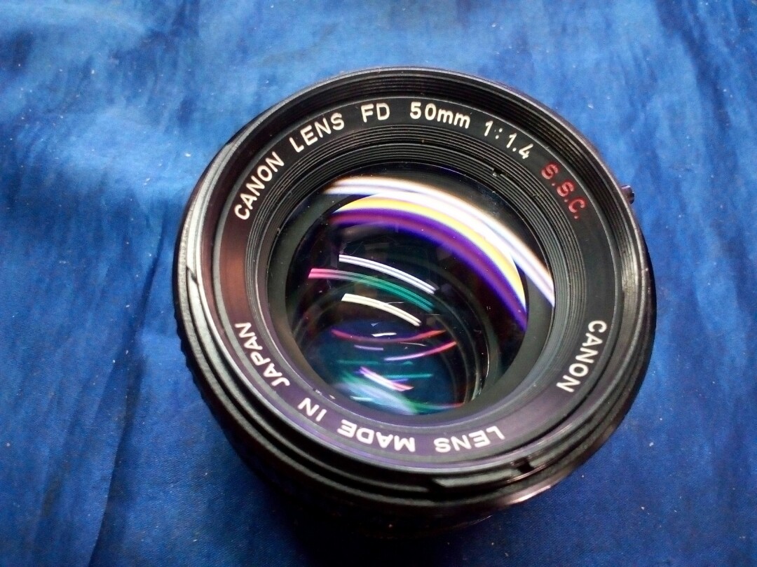 罕有SSC 50mm f1.4 Canon FD 標準鏡頭, 攝影器材, 鏡頭及裝備- Carousell
