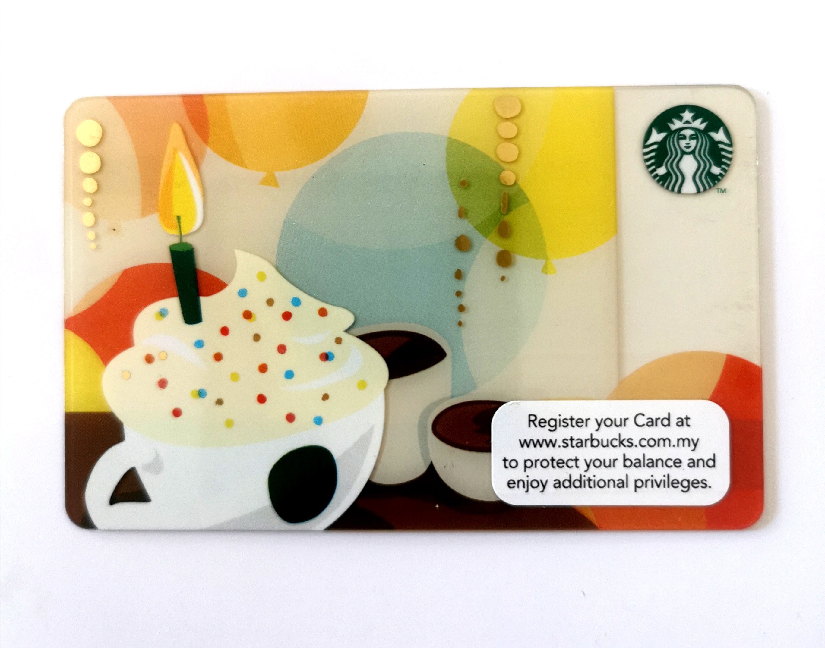 Starbucks Malaysia Gift Card - Birthday Theme 2013, Hobbies ...