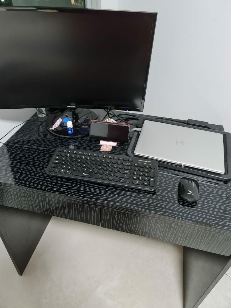 Used computer table, Furniture & Home Living, Furniture, Tables & Sets