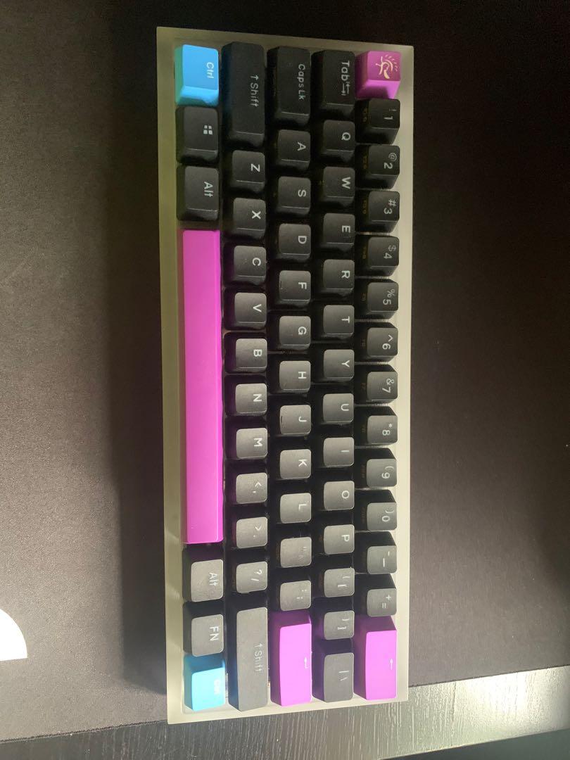 Tofu acrylic 60 keyboard (no keycaps), Computers & Tech, Parts