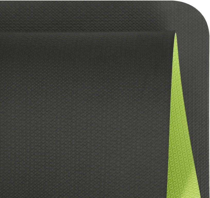 TOPLUS Yoga Mat, Classic Pro Fitness Mat TPE Eco Friendly Non Slip Exercise  Mat with Carrying Strap-Workout Mat for Yoga, Pilates and Gymnastics 183 x  61 x 0.6CM (Black& Green), Sports Equipment