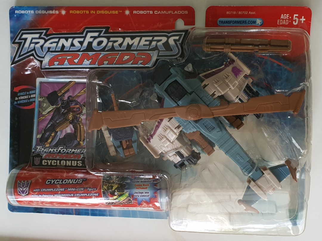 Transformers Armada Cyclones MOSC, Toys & Games, Others on Carousell