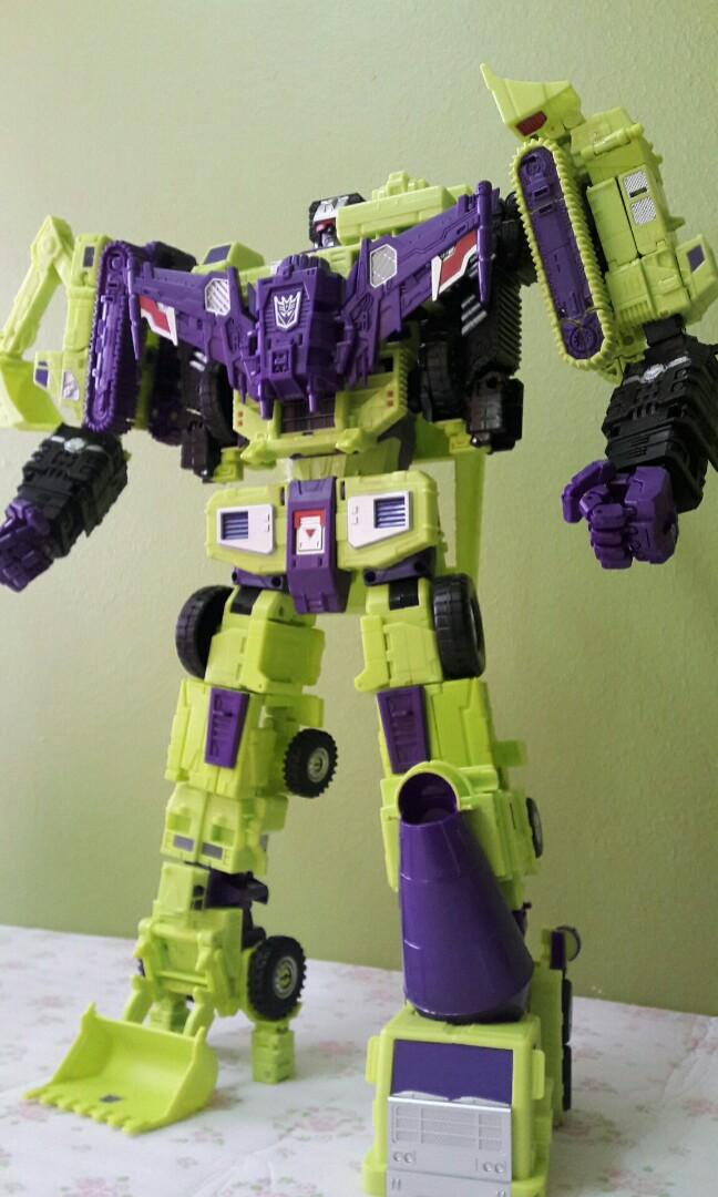 Devastated Transformer TRANSFORMERS UNITE WARRIORS UW-04 DEVASTATOR COMPLETE WITH PERFECT ...