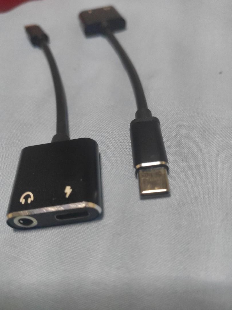 Type c to 3.5mm headset adapter (Category: Chargers & Cables) located in Manila. Submitted by don2003 (Listing ID 1051748972, Image 2). Description: aluminum body. type c to 3.5mm headset or speakers output. with aux type c power input (not for charging). for huawei, xiaomi, redmi etc with built in DAC in phone. not compatible with Google Pixel, Samsung, HTC etc that needs special cable with built in DAC. pickup and meetup in Binondo only. grab/l