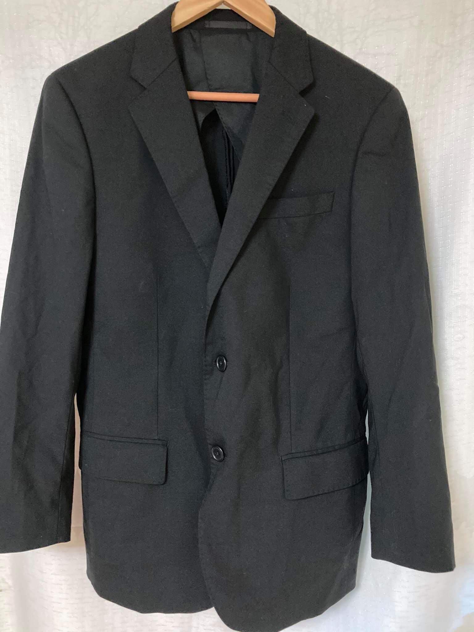 UNIQLO kando jacket blazer M size Navy Mens Fashion Coats Jackets and  Outerwear on Carousell