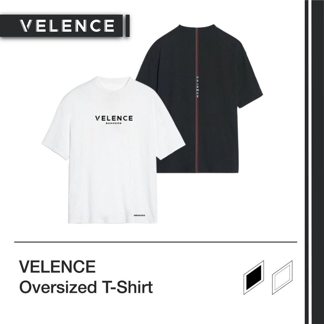 VELENCE Oversized T-Shirt Black and White by Win Metawin, Hobbies