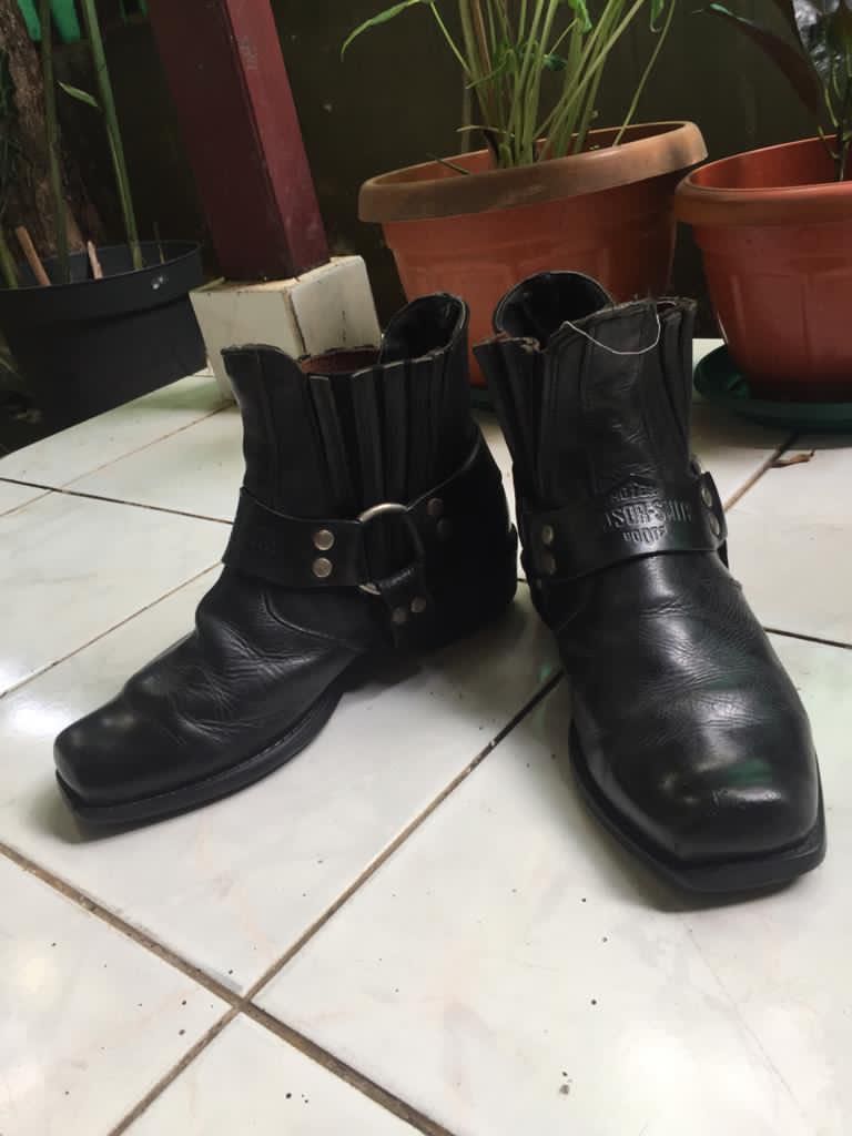 Windsor smith low biker boots online