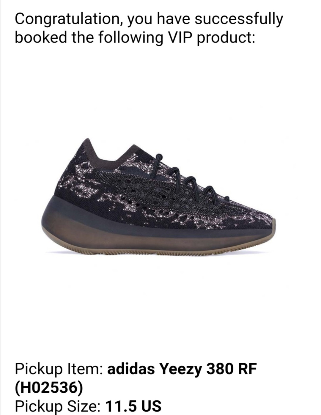 Yeezy 380 ONYX, Men's Fashion, Footwear