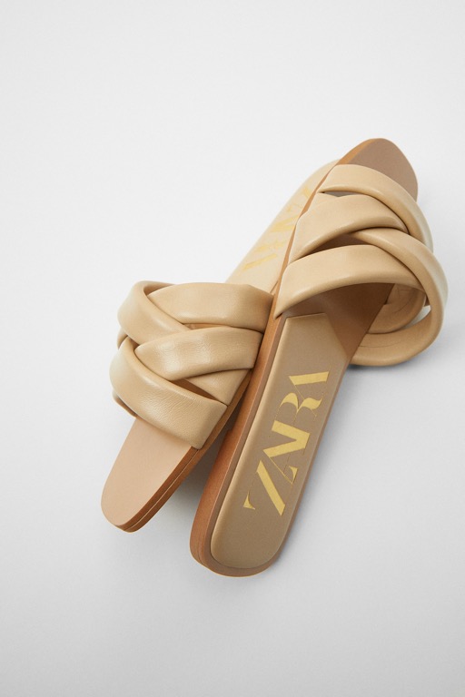 Padded sandals zara 2025