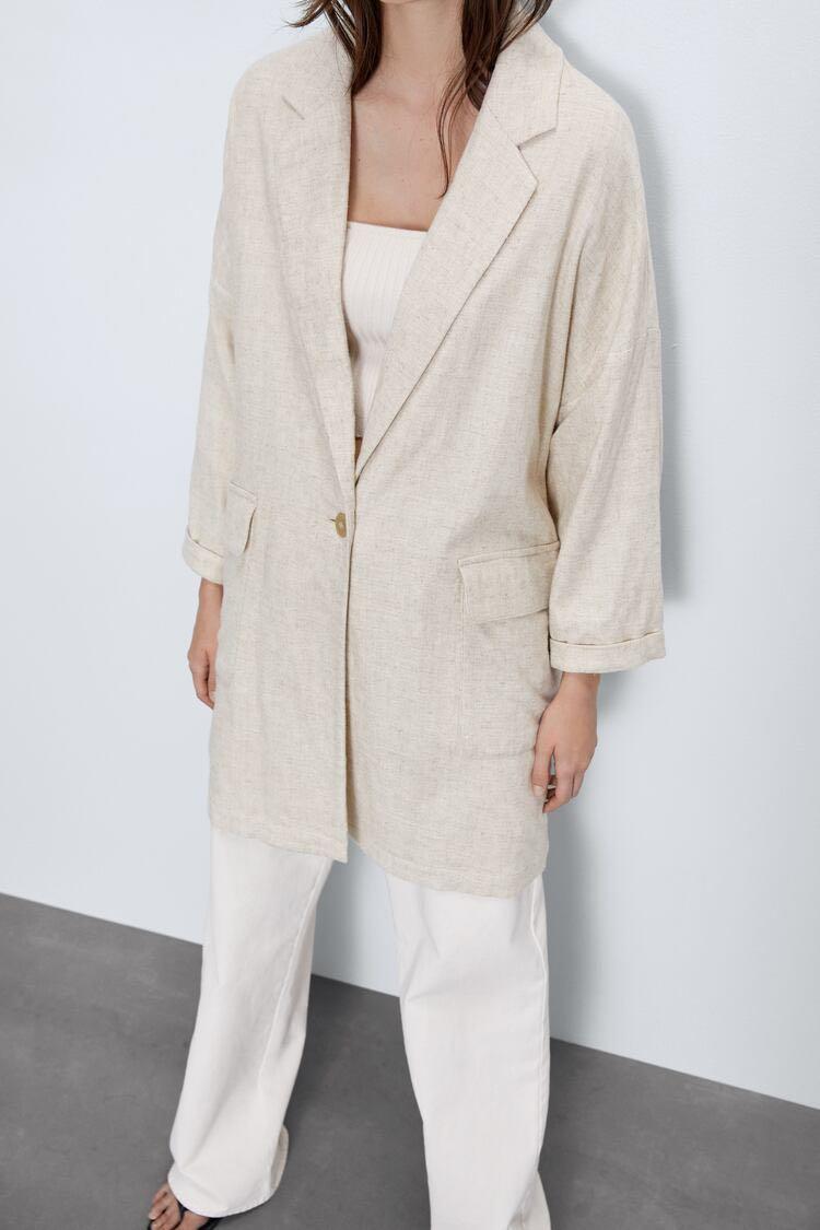 Zara rustic coat top