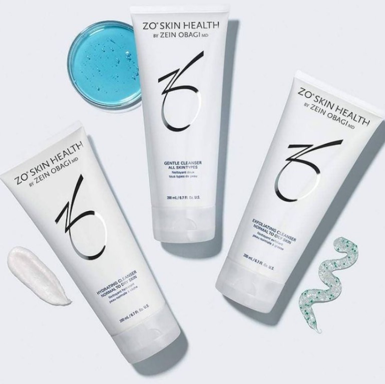 zo skin health exfoliating cleanser ingredients