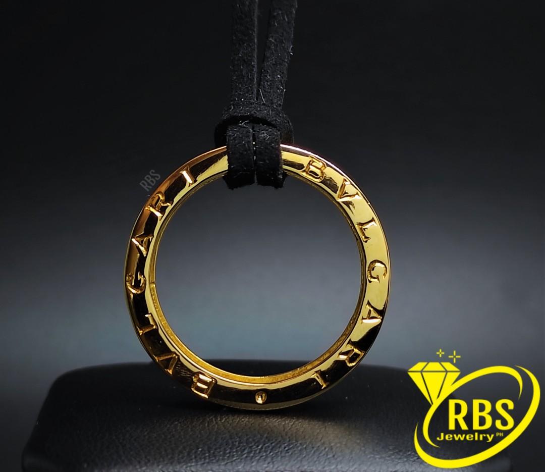 18k Bvlgari Diamond Pendant (Category: Luxury Accessories) located in Manila. Submitted by rbsjewelry (Listing ID 1051976447, Image 3). Description: 18k Bvlgari Diamond Pendant - Solid Heavy Yellow Gold - Full Pavé, Natural Diamonds - 0.50 cttw Approx, VS1 Clarity - Imported Hong Kong Setting - With Adjustable Suede Leather Cord * MTO - 2 to 3 weeks lead time * 30% Downpayment required * Prices of MTO are subject to change * Depending on current 