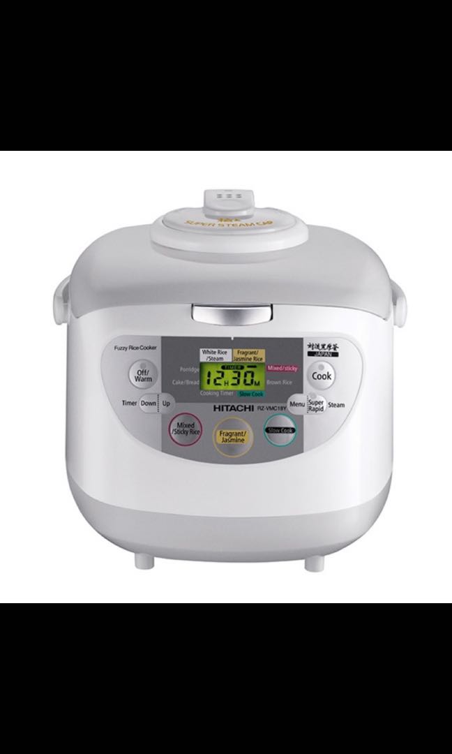 1.8L rice cooker Hitachi brand, TV & Home Appliances, Kitchen
