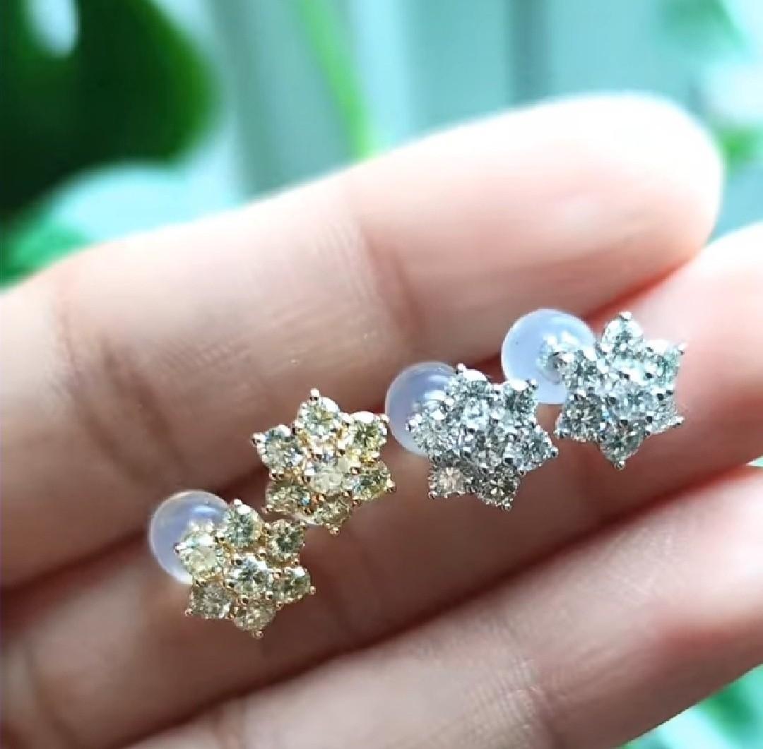 1ct Rositas diamond earrings