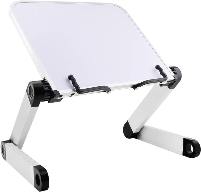 Details about   Ergonomic Office Book Stand Adjustable Height Angle Holder With Page Paper Clips 