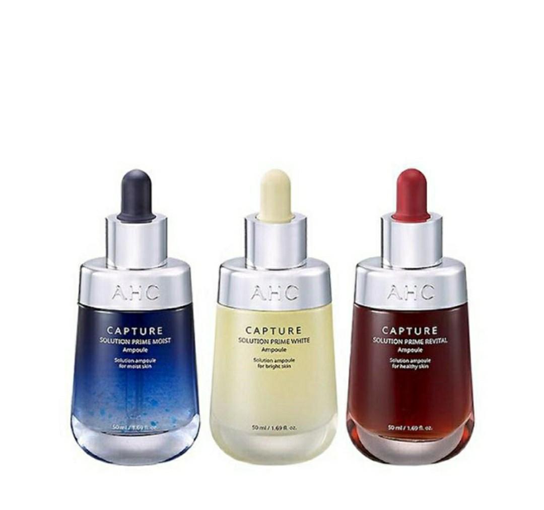 AHC Capture Solution Prime Moist / White / Revital Ampoule 50ml (3