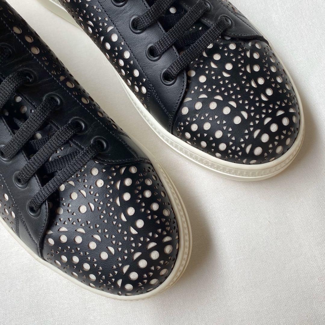laser cut sneakers