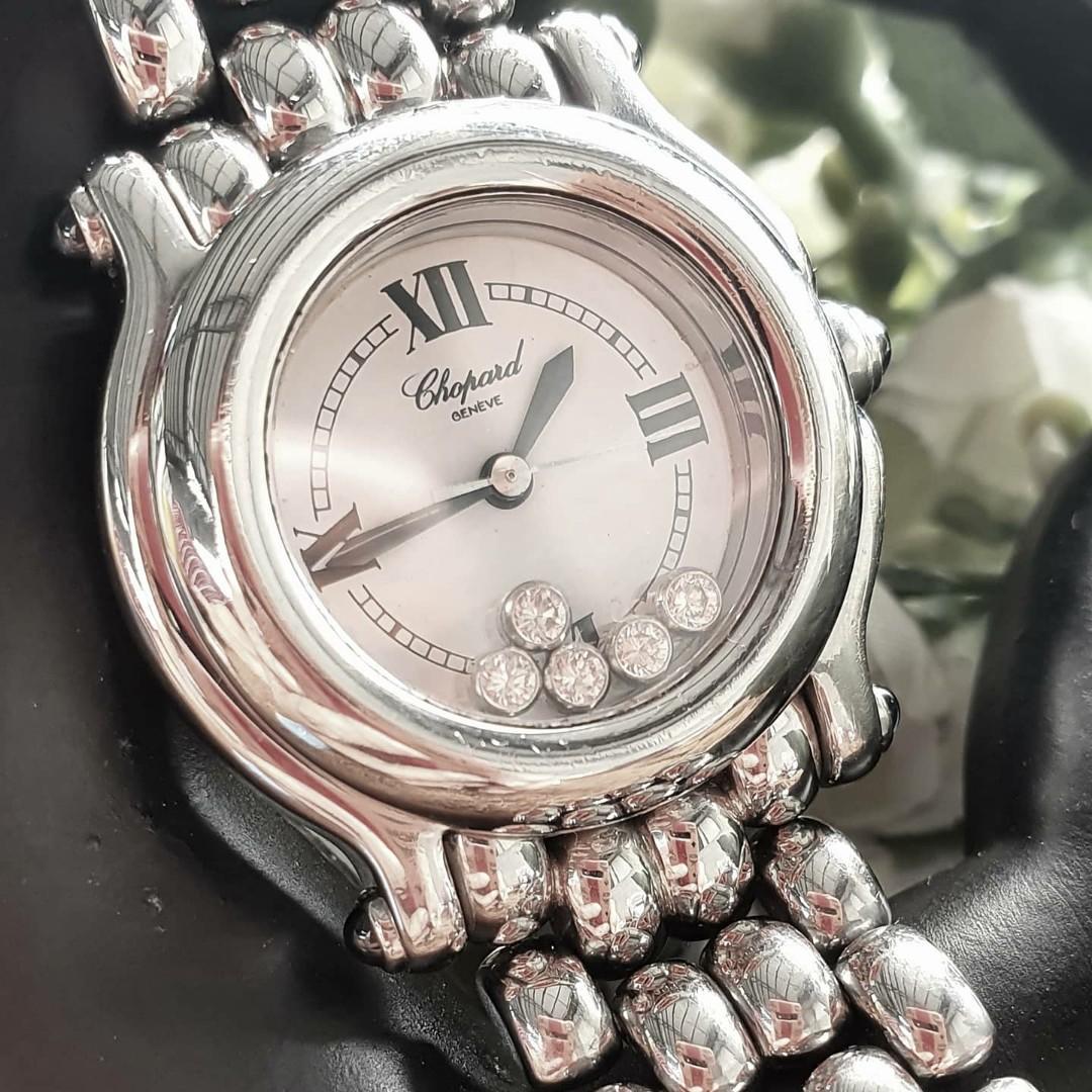 Authentic CHOPARD Happy Sports Floating Diamonds Ladies Watch