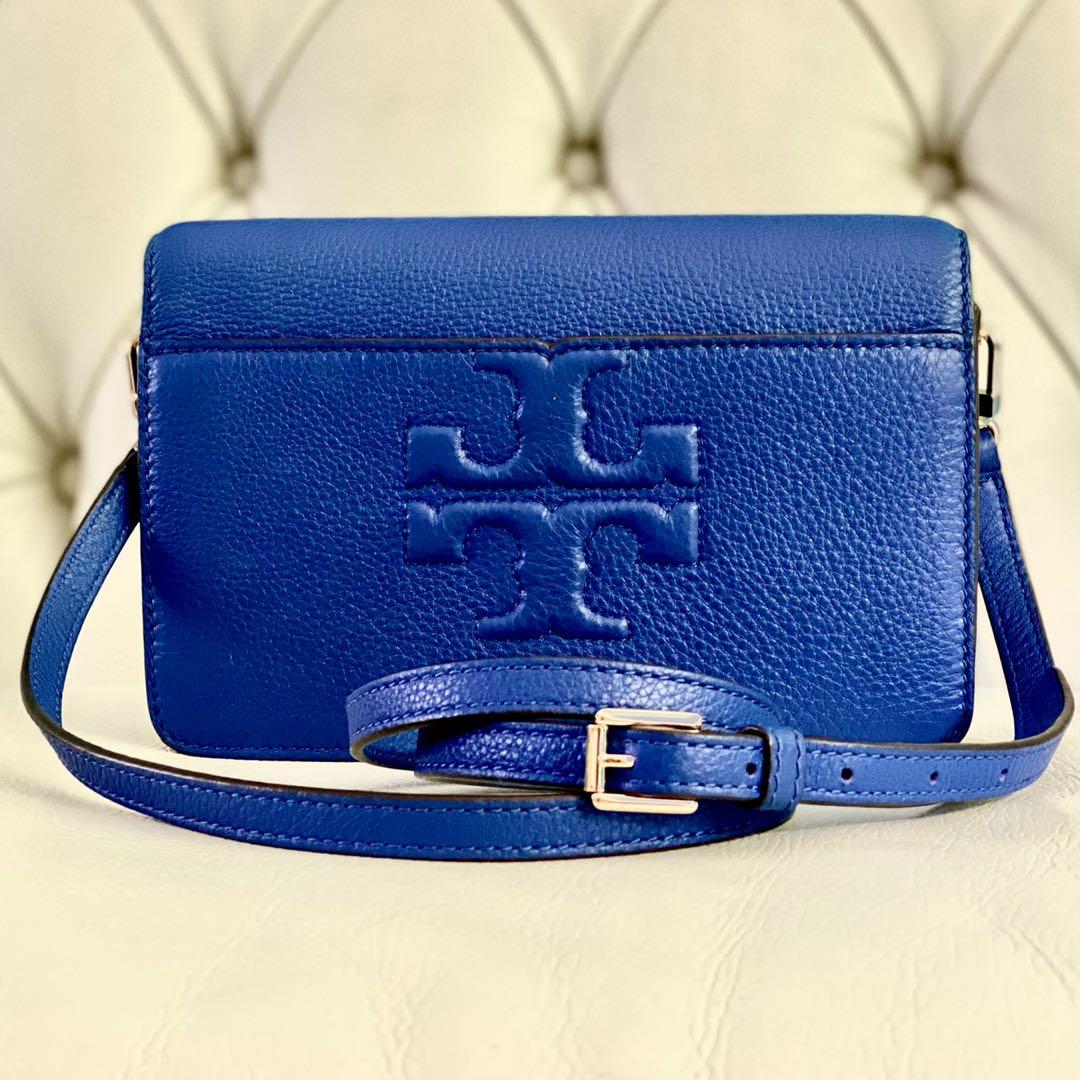 Brown tory burch sling bag, Luxury, Bags & Wallets on Carousell