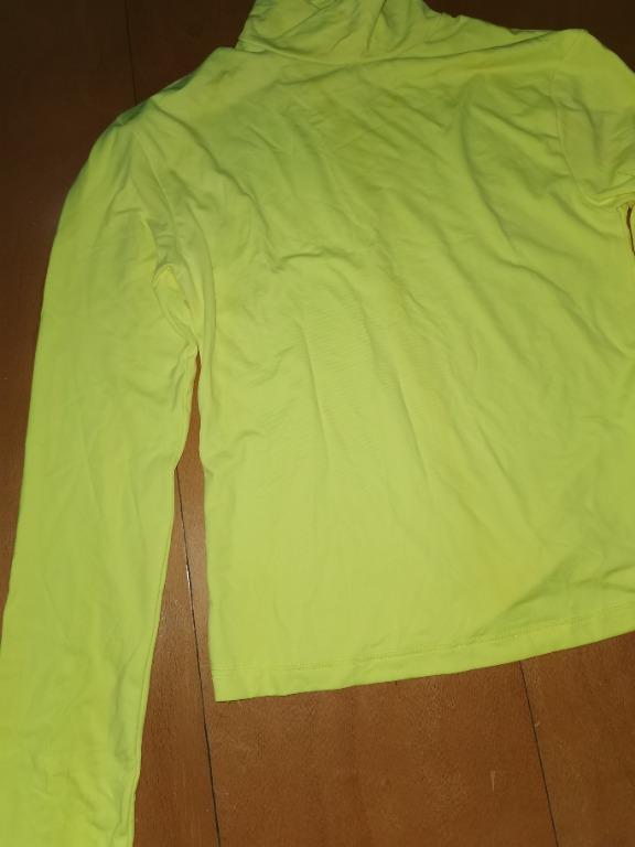 Bershka neon turtleneck top