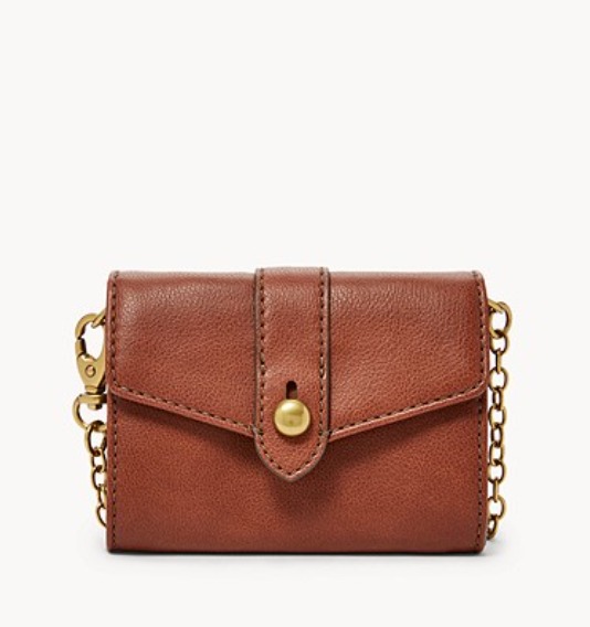 Fossil chain wallet best sale