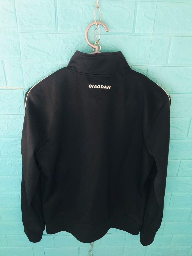 Black Jacket qiaodan, Men's Fashion, Coats, Jackets and Outerwear on ...