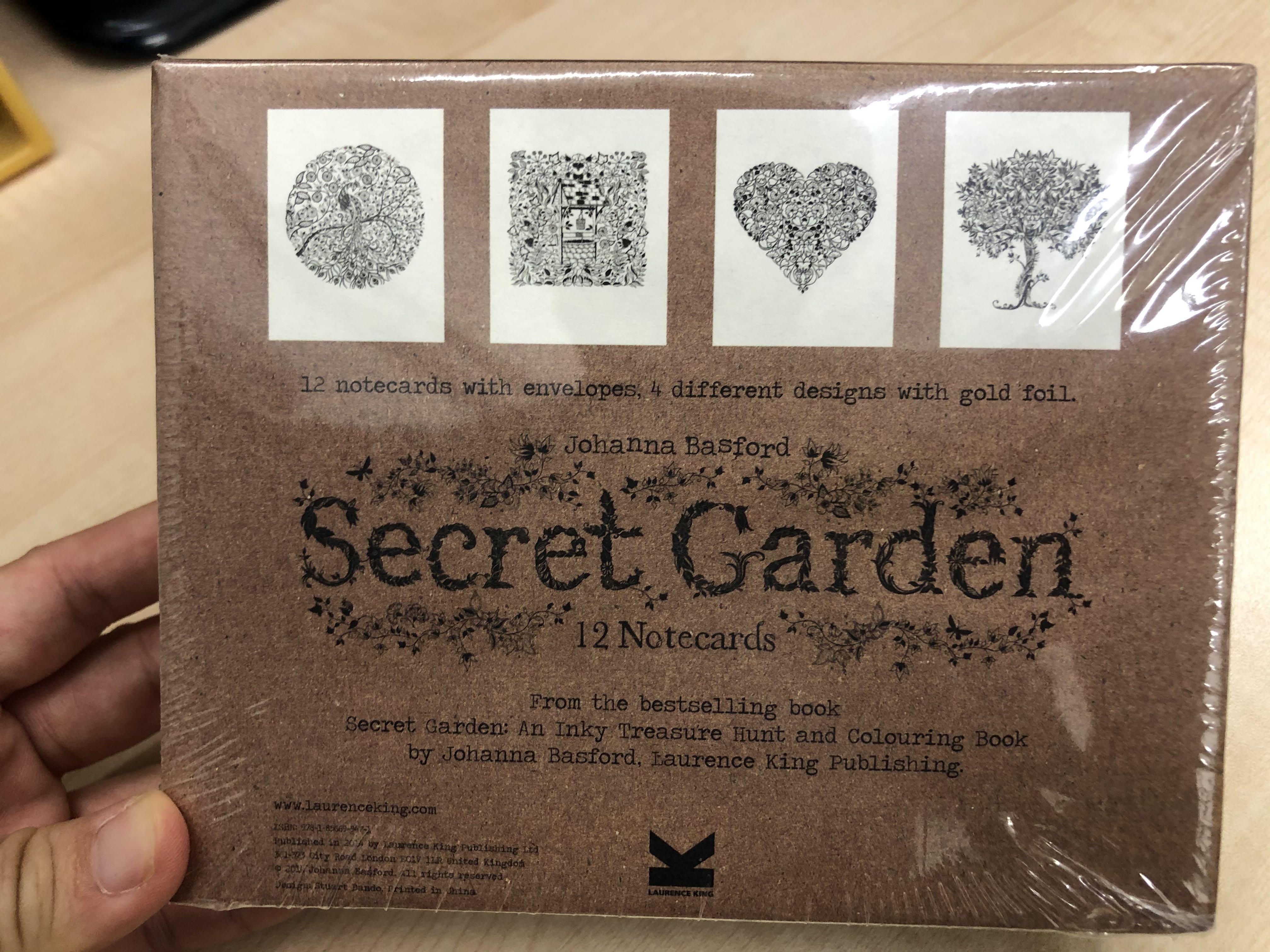 [BN] Johanna Basford Colouring Cards Set, Hobbies & Toys, Stationery