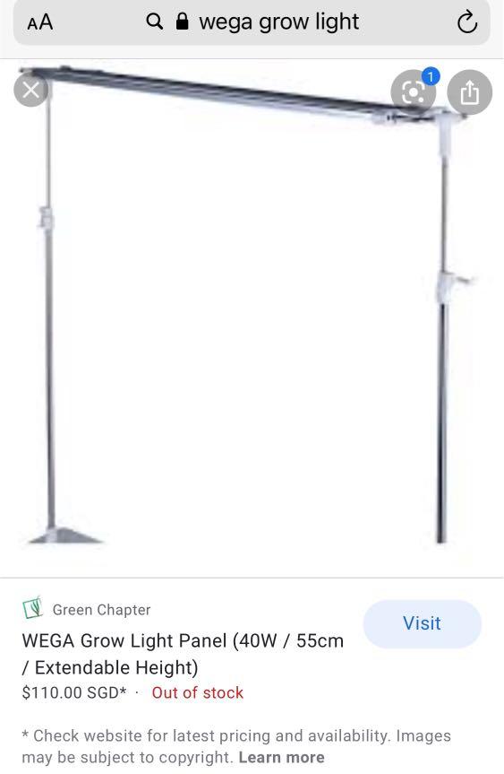Wega top grow light
