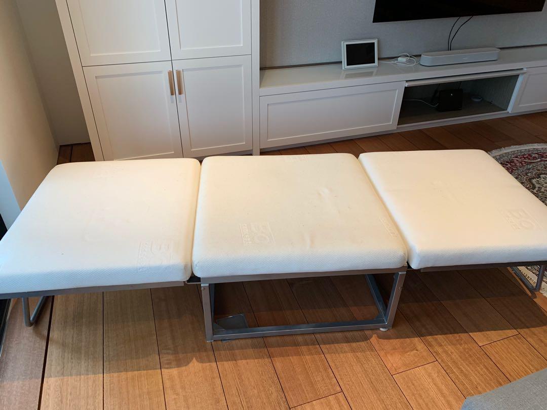 Bo Concept Ottoman that unfolds into a cot, Babies & Kids, Baby Nursery