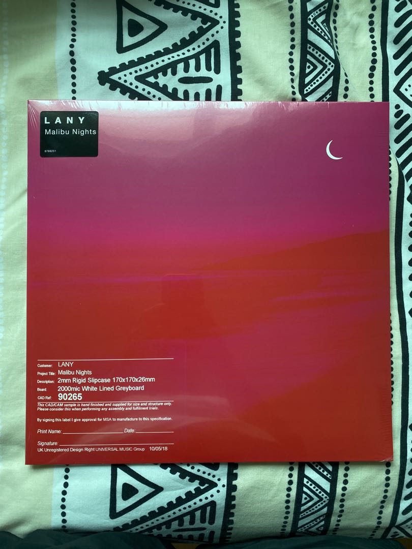 Brand New Lany Malibu Nights Clear Vinyl Hobbies Toys Music Media Vinyls On Carousell