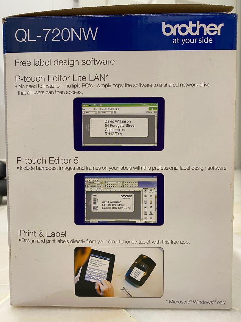 Brother QL-720NW - Wireless Label Printer, Computers & Tech ...
