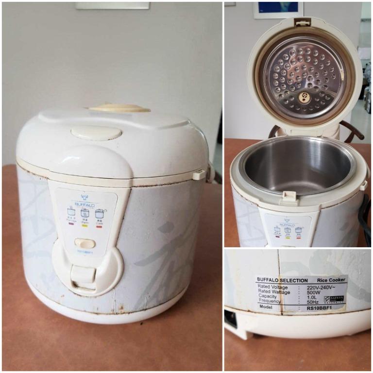 Buffalo Rice Cooker (Stainless Steel inner pot), TV & Home Appliances